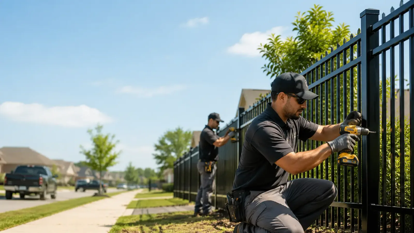 Metal Fence Installation in Wylie, TX
